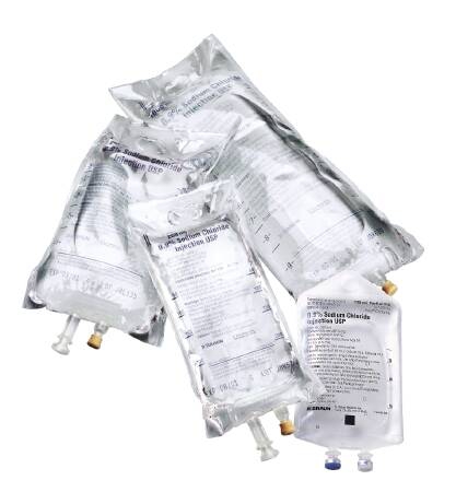 Dextrose 5% & Sodium Chloride.45% Injection Caloric Agent Intravenous IV Solution Flexible Bag 500 mL (1/EA 24/CS) by B Braun Medical, Inc.  ID L6121